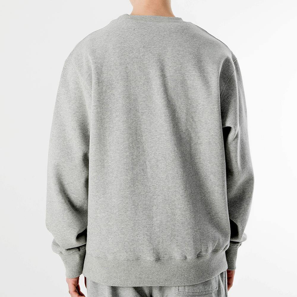 +82GALLERY Plain Sweatshirt_MELANGE - plus82gallery