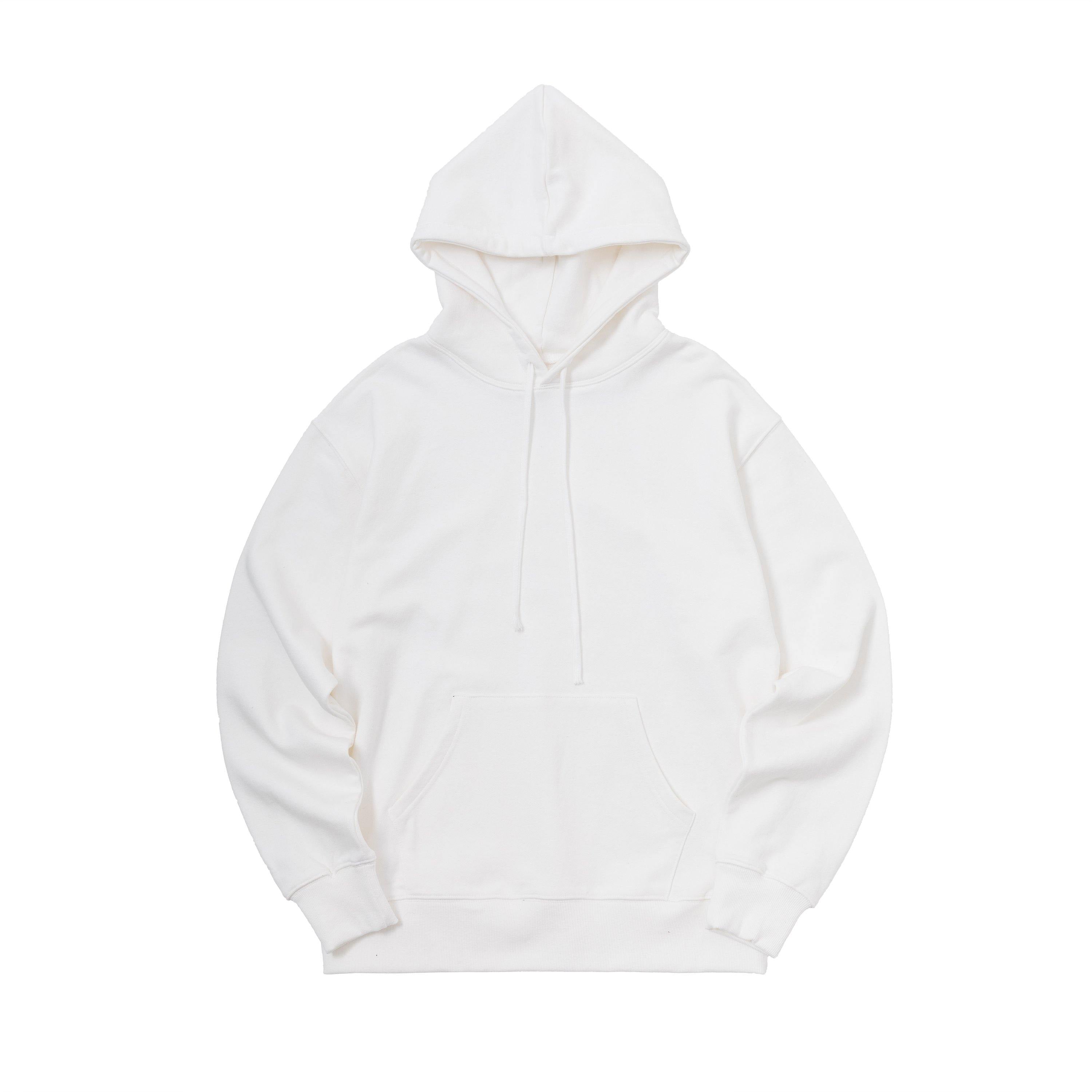 +82GALLERY Heavy Blend Cotton Hoodie_White - plus82gallery