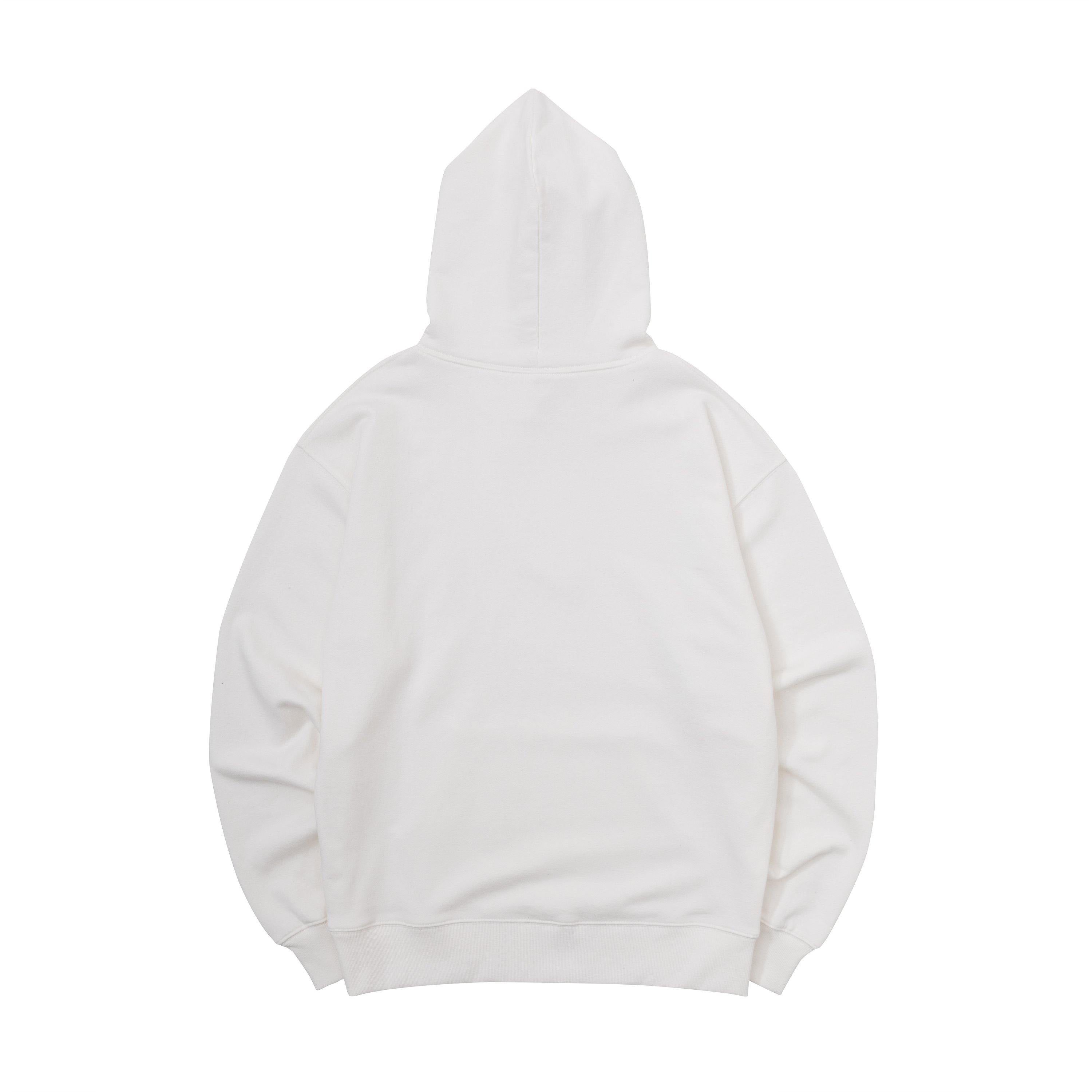 +82GALLERY Heavy Blend Cotton Hoodie_White - plus82gallery