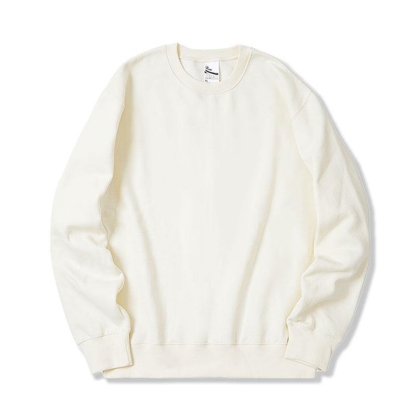 +82GALLERY Heavy Blend Cotton Sweat Shirts_White - plus82gallery