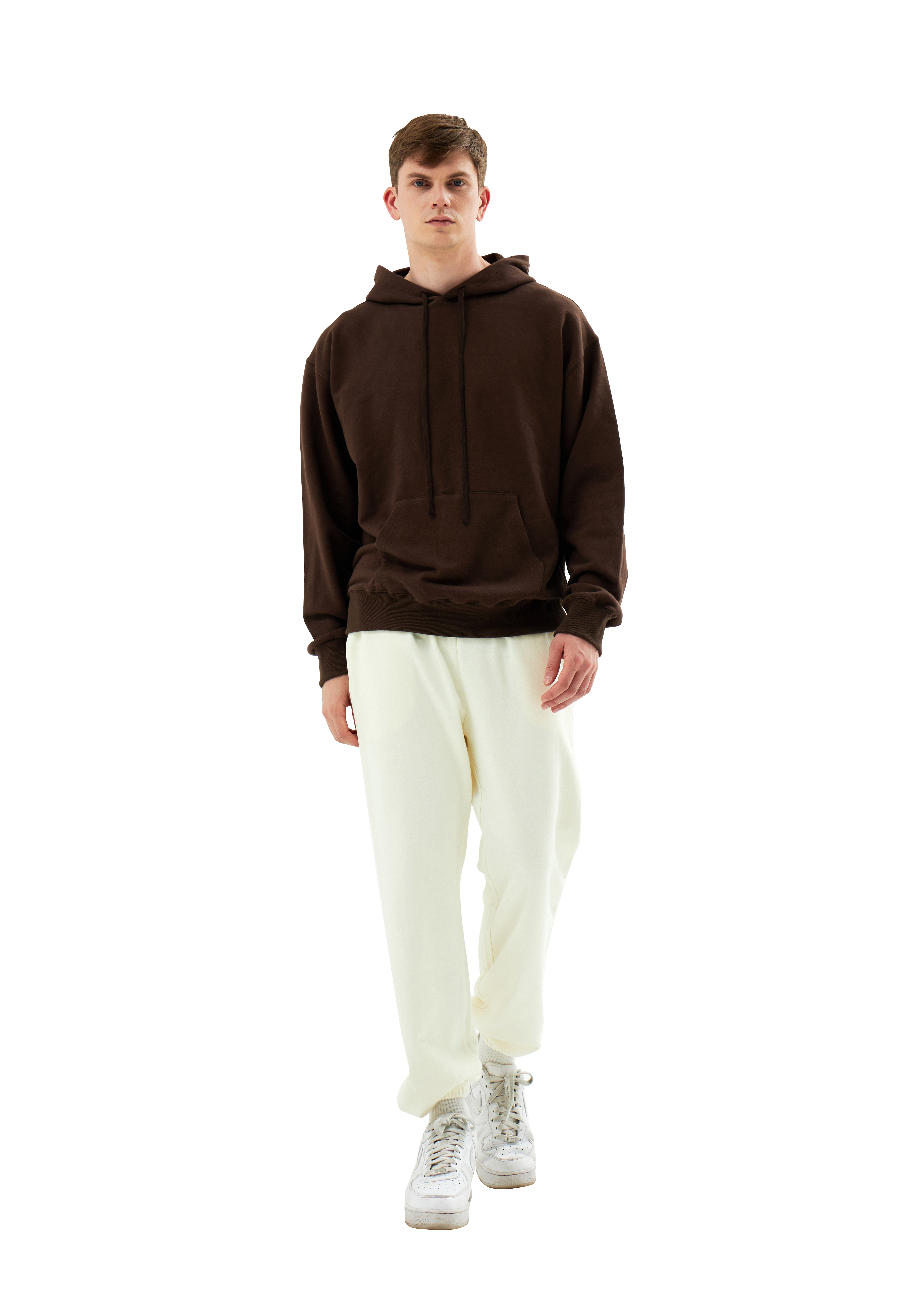+82GALLERY 3단쥬리 후드 브라운