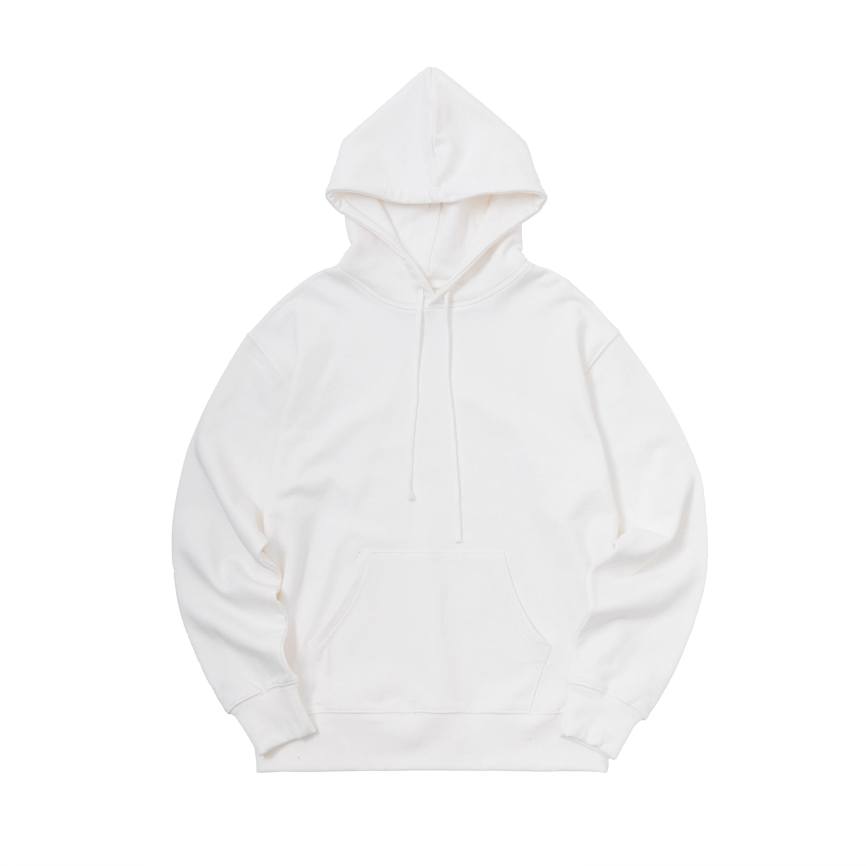 +82GALLERY Heavy Blend Cotton Hoodie_White - plus82gallery